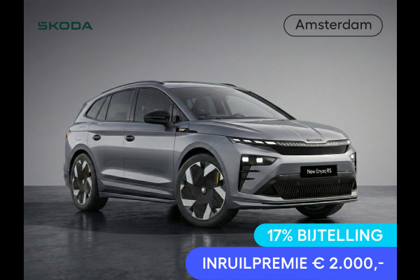 Škoda Enyaq 85X RS 340pk | Leder | 21 inch | Adavance pakket | Panoramadak | 17% bijtelling