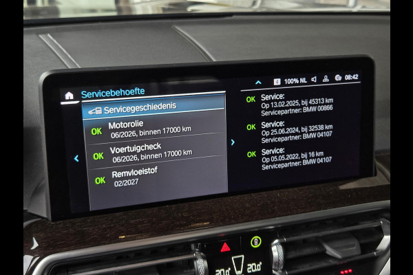 BMW X3 xDrive30e LCI | SPORTSTOELEN | LEDER | PANORAMADAK | CAMERA | BMW LIVE COCKPIT | 20 INCH LM VELGEN |