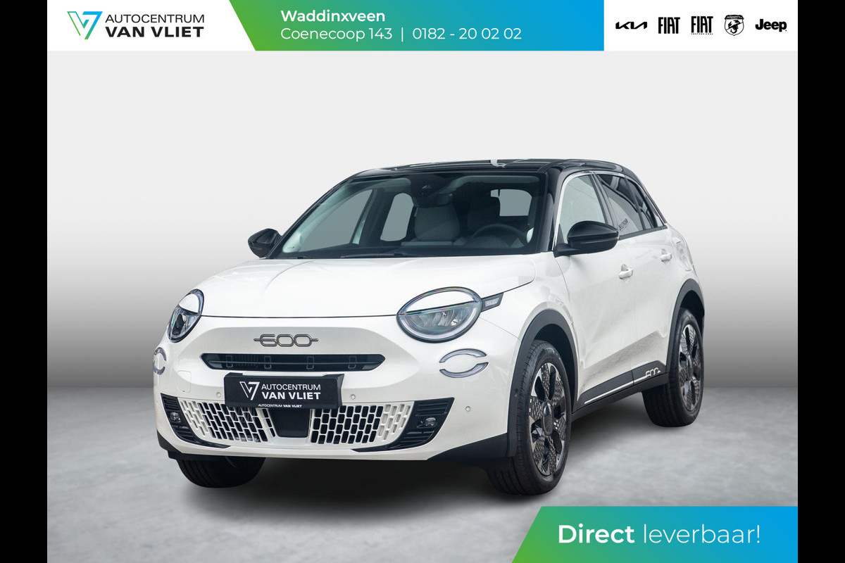 Fiat 600 1.2 Hybrid La Prima | Full Option | Bicolore | Uit voorraad leverbaar !