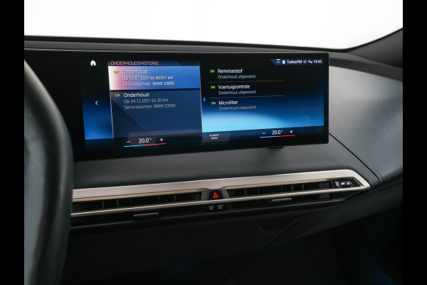 BMW iX xDrive40 High Executive 77 kWh ( 3-Fase ) {SOH-100%} (INCL-BTW) Aut. *PANO | HEAD-UP | HARMAN/KARDON-SURROUND | SOFT-CLOSE | DAB+ | DIGI-COCKPIT | HEATED-COMFORTSEATS | FULL-LED | CARPLAY | TOWBAR | AMBIENT-LIGHT | TOPVIEW | MEMORY-PACK |