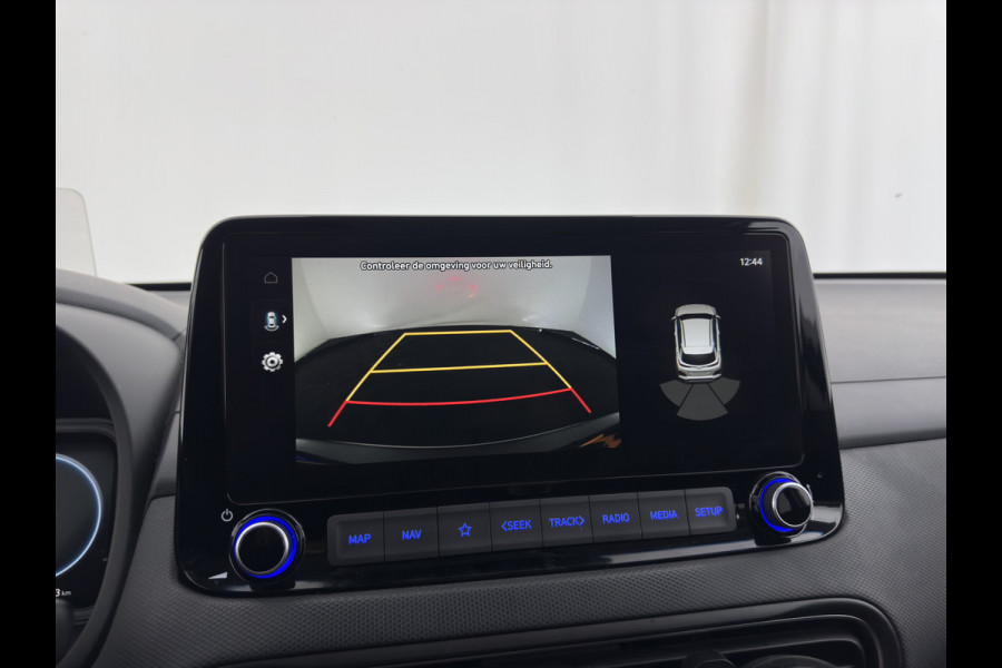 Hyundai Kona 1.6 GDI HEV Fashion (INCL-BTW) Aut. *NAVI-FULLMAP | DIGI-COCKPIT | FULL-LED | KEYLESS | CAMERA | HEAD-UP | SHIFT-PADDLES | DAB | COMFORT-SEATS | PRIVACY-GLASS | TOWBAR | 16 "ALU*