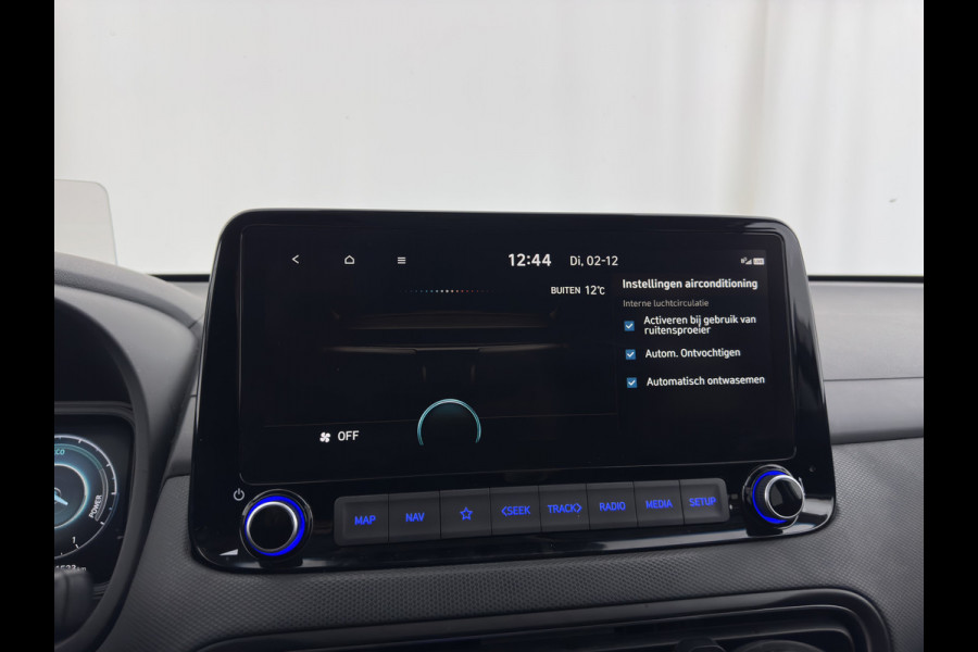 Hyundai Kona 1.6 GDI HEV Fashion (INCL-BTW) Aut. *NAVI-FULLMAP | DIGI-COCKPIT | FULL-LED | KEYLESS | CAMERA | HEAD-UP | SHIFT-PADDLES | DAB | COMFORT-SEATS | PRIVACY-GLASS | TOWBAR | 16 "ALU*