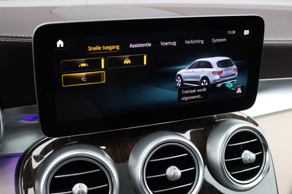 Mercedes-Benz GLC 300e 4MATIC Premium Plus | Distronic+ | Panoramadak | Memory | Leder | Trekhaak | Camera | Sfeerverlichting | Augmented Reality | Stoelverwarming |