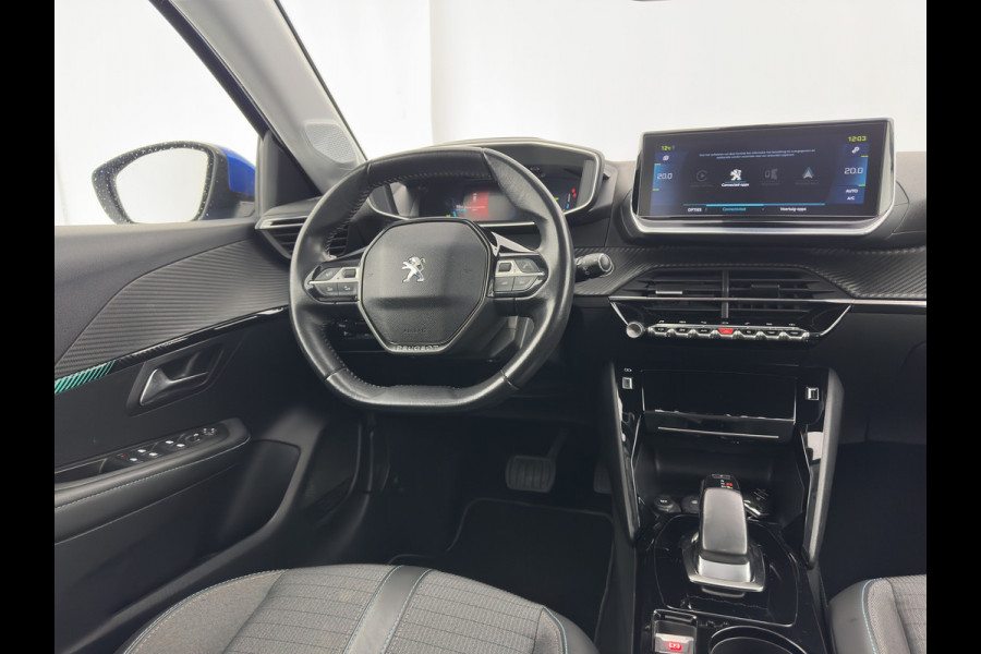 Peugeot e-208 EV Allure 50 kWh {SOH-91%} Aut *FULL-LED | DIGI-COCKPIT | BLINDSPOT | CAMERA | NAVI-FULLMAP | LANE-ASSIST | KEYLESS | DAB | CCS-FASTLOADER | TOP-VIEW | AMBIENT-LIGHT | PRIVACY-GLASS | 17"ALU*