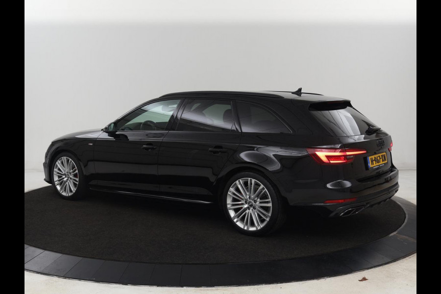 Audi A4 40 TFSI Sport S Line Black Edition | Stoelverwarming | Adaptive cruise | Keyless | Virtual Cockpit | Carplay | Half leder | Navigatie | Full LED | 19'' | Sportstoelen | Sfeerverlichting