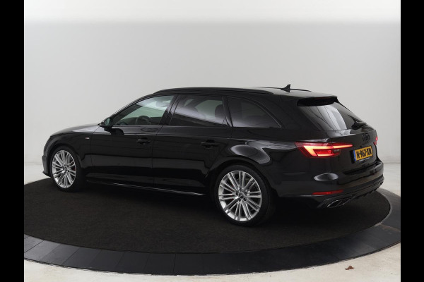 Audi A4 40 TFSI Sport S Line Black Edition | Stoelverwarming | Adaptive cruise | Keyless | Virtual Cockpit | Carplay | Half leder | Navigatie | Full LED | 19'' | Sportstoelen | Sfeerverlichting