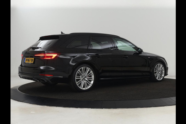 Audi A4 40 TFSI Sport S Line Black Edition | Stoelverwarming | Adaptive cruise | Keyless | Virtual Cockpit | Carplay | Half leder | Navigatie | Full LED | 19'' | Sportstoelen | Sfeerverlichting