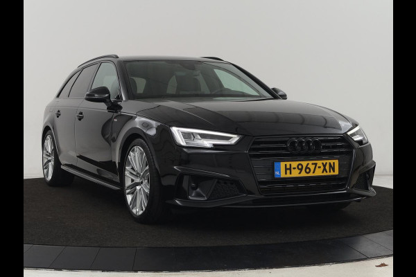 Audi A4 40 TFSI Sport S Line Black Edition | Stoelverwarming | Adaptive cruise | Keyless | Virtual Cockpit | Carplay | Half leder | Navigatie | Full LED | 19'' | Sportstoelen | Sfeerverlichting