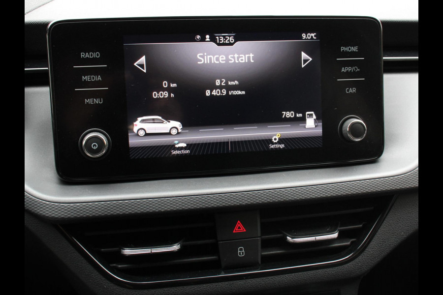 Škoda Kamiq 1.0 TSI 110pk DSG Tour de France Navigatie Apple Carplay/Android Auto Cimate Control Camera Parkeer sensoren Led Adaptive Cruise Control