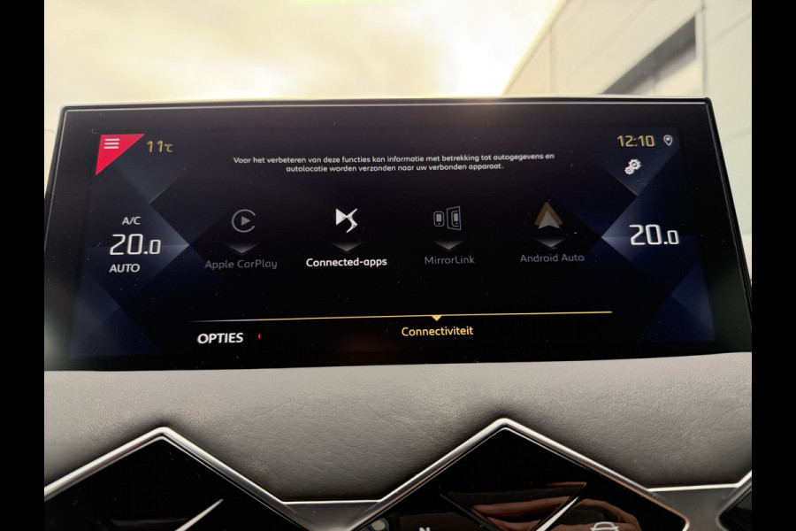 DS Ds 3 Crossback 100pk Opera (Camera - Leder - LED Matrix - Parkeersensoren V+A - Automatische Airco - Apple Carplay - Navigatie - Head up)