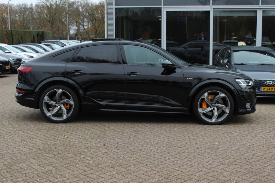 Audi e-tron Sportback S quattro 95 kWh / Panoramadak / Camera / RS Seats / 21'' / B&O / Intr.voorverwarming / Luchtvering / Matrix LED / CarPlay / Stoelverwarming / DAB / ACC