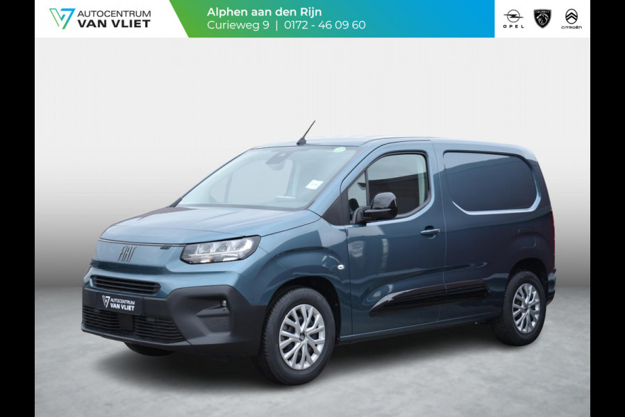 Fiat E-Doblò L1 50 kWh | 3-zitplaatsen | navigatie incl. Apple Carplay | Exterieur Pakket | Pakket Comfort | Pakket Drive Assist | Laadruimtebetimmering | Pakket Access & GO |