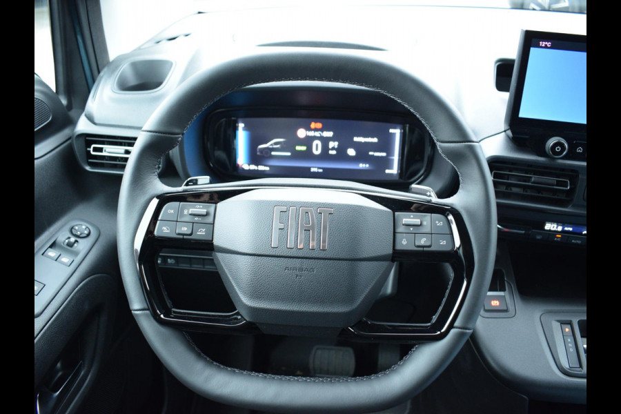 Fiat E-Doblò L1 50 kWh | 3-zitplaatsen | navigatie incl. Apple Carplay | Exterieur Pakket | Pakket Comfort | Pakket Drive Assist | Laadruimtebetimmering | Pakket Access & GO |
