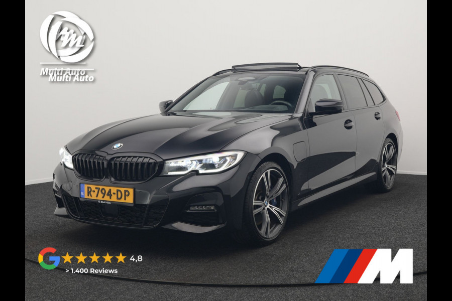 BMW 3 Serie Touring 330e M Sport Plug In Hybrid 293pk PHEV | Panodak | Adaptief Onderstel | Head Up | Adaptive Cruise | Laser LED || Camera | Alcantara Sportstoelen Memory & Verwarmd | Apple Carplay | Sfeerverlichting | Navigatie | Keyless | Bli