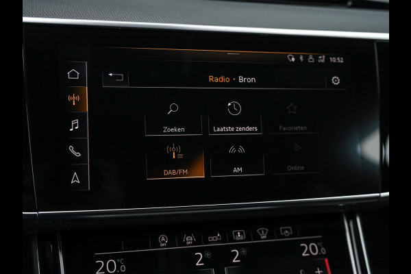 Audi A8 55 TFSI QUATTRO PRO LINE PLUS | LUCHTVERING | STANDKACHEL | VIRTUAL COCKPIT | LUCHTVERING | ADAPTIVE CRUISE | STOELVERWARMING EN