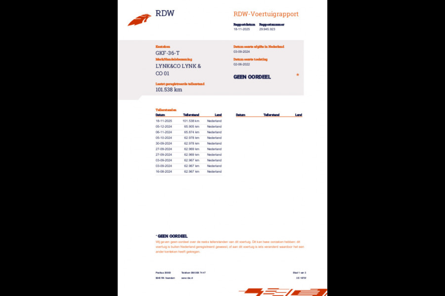 Lynk & Co 01 1.5/pano/navi/camera/infinity/memory/elec klep/apple carplay