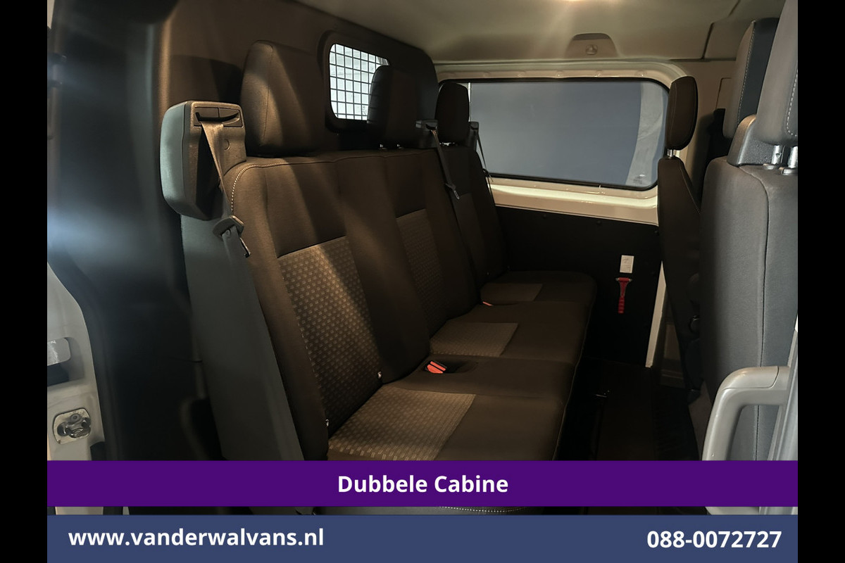 Ford Transit Custom 2.0 TDCI 131pk L2H1 Dubbele Cabine Euro6 Airco | 6-Zits | Apple Carplay | LED | 2800kg trekvermogen Cruisecontrol, Android Auto, Stoeverwarming, Verwarmde Voorruit, Parkeersensoren, Bijrijdersbank