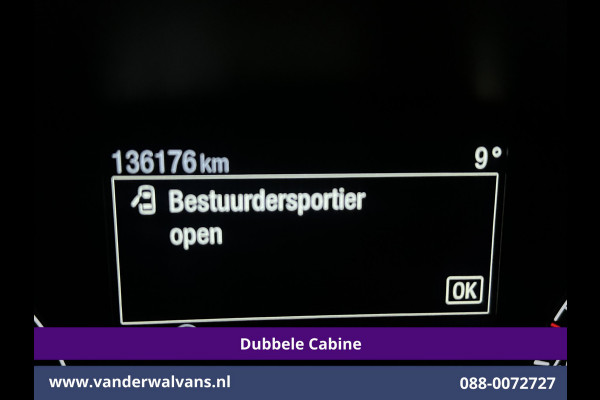 Ford Transit Custom 2.0 TDCI 131pk L2H1 Dubbele Cabine Euro6 Airco | 6-Zits | Apple Carplay | LED | 2800kg trekvermogen Cruisecontrol, Android Auto, Stoeverwarming, Verwarmde Voorruit, Parkeersensoren, Bijrijdersbank