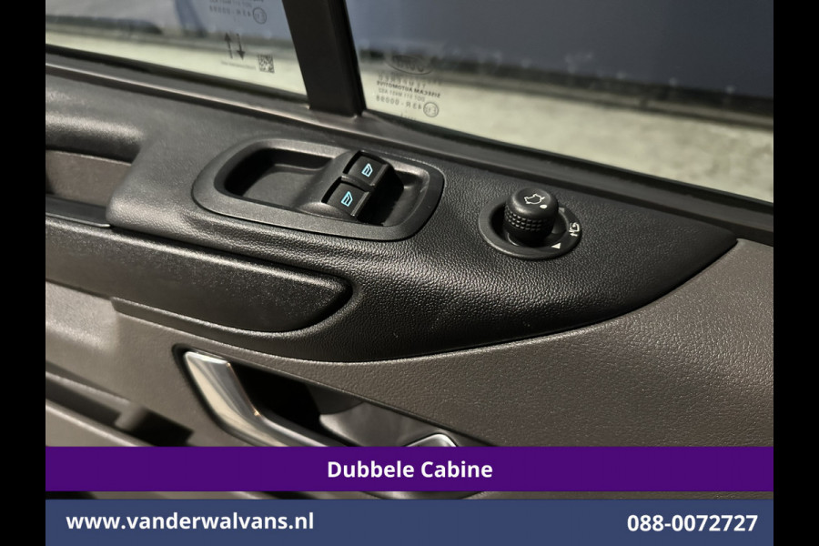 Ford Transit Custom 2.0 TDCI 131pk L2H1 Dubbele Cabine Euro6 Airco | 6-Zits | Apple Carplay | LED | 2800kg trekvermogen Cruisecontrol, Android Auto, Stoeverwarming, Verwarmde Voorruit, Parkeersensoren, Bijrijdersbank