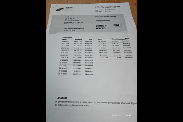 Renault Kangoo 1.5 dCi 75 Energy Comfort, EURO 6 , 1e Eig. Apk dec. 2026 , nette bus , dealer onderhouden.