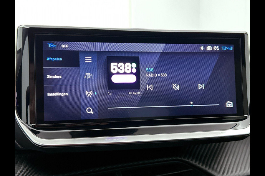 Peugeot 208 1.2 Hybrid 100PK Automaat Allure Navigatie Apple Carplay/Android Auto Airco Parkeer sensoren Cruise Control Lichtmetalen Velgen