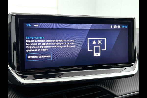 Peugeot 208 1.2 Hybrid 100PK Automaat Allure Navigatie Apple Carplay/Android Auto Airco Parkeer sensoren Cruise Control Lichtmetalen Velgen