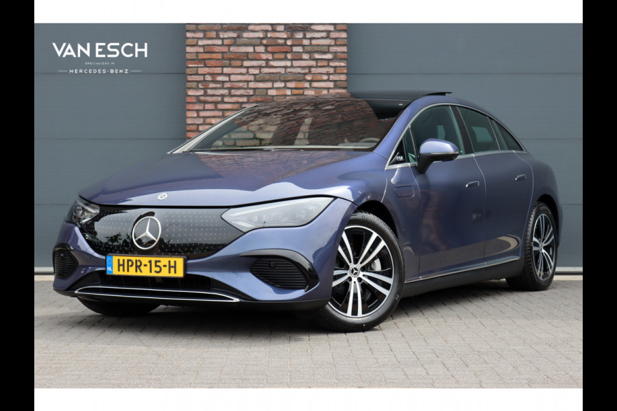 Mercedes-Benz EQE 300 Business Line 89 kWh | 41.000,- ex BTW | Luchtvering | Achterasbesturing | Burmester | Panoramadak | Distronic+ | Leder | Memory | Stuurwiel Verwarmd | Digital Light | Keyless Go |
