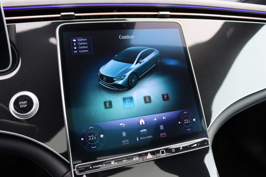 Mercedes-Benz EQE 300 Business Line 89 kWh | 41.000,- ex BTW | Luchtvering | Achterasbesturing | Burmester | Panoramadak | Distronic+ | Leder | Memory | Stuurwiel Verwarmd | Digital Light | Keyless Go |