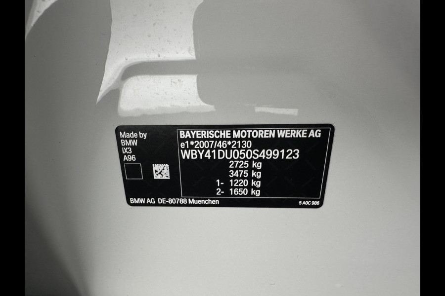 BMW iX3 High Executive 80 kWh (INCL-BTW) *PANO | HEAD-UP | ADAPTIVE-CRUISE | BLIND-SPOT | LUXURY-LEATHER | FULL-LED |  MEMORY-PACK | DIGI-COCKPIT | NAVI-FULLMAP | TOWBAR | 20''