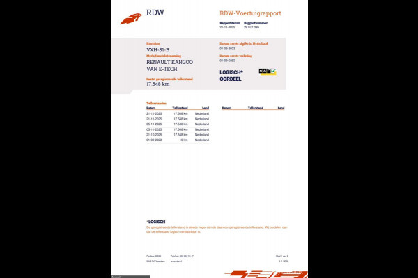 Renault Kangoo E-Tech Advance 22 kW 44 kWh AppleCarplay Android