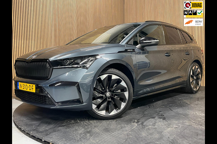 Škoda ENYAQ iV 80 Sportline|93% SOH|CARPLAY|CAMERA|ACC|STOEL+STUURVERWARM.|ELEK.INTERIEUR|ELEK.A-KLEP|NL-AUTO|NAP|INCL.BTW|1e EIG|