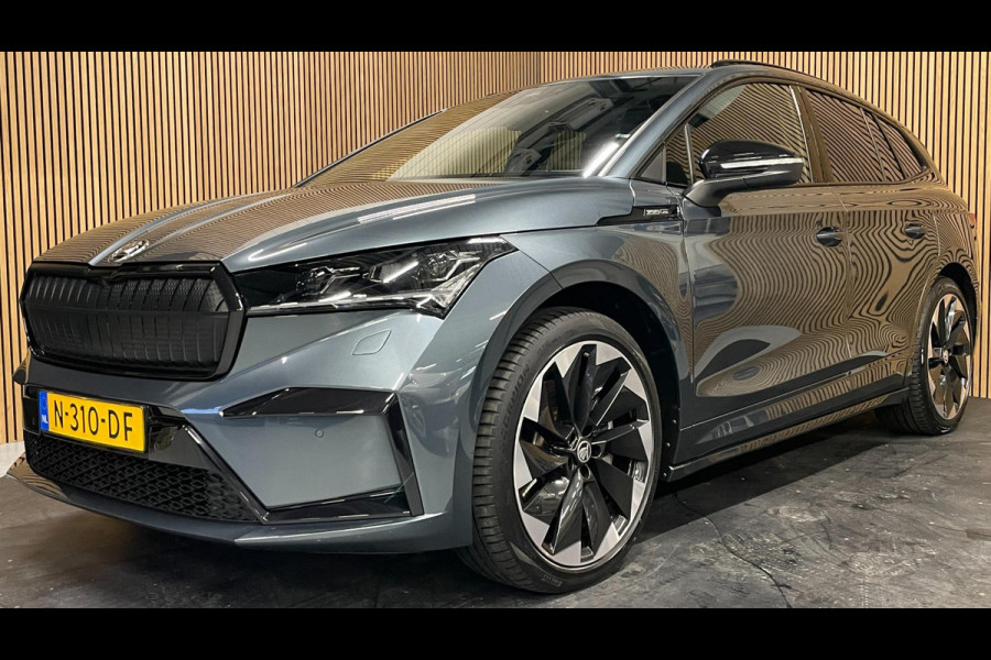 Škoda ENYAQ iV 80 Sportline|93% SOH|CARPLAY|CAMERA|ACC|STOEL+STUURVERWARM.|ELEK.INTERIEUR|ELEK.A-KLEP|NL-AUTO|NAP|INCL.BTW|1e EIG|