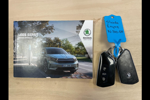 Škoda ENYAQ iV 80 Sportline|93% SOH|CARPLAY|CAMERA|ACC|STOEL+STUURVERWARM.|ELEK.INTERIEUR|ELEK.A-KLEP|NL-AUTO|NAP|INCL.BTW|1e EIG|