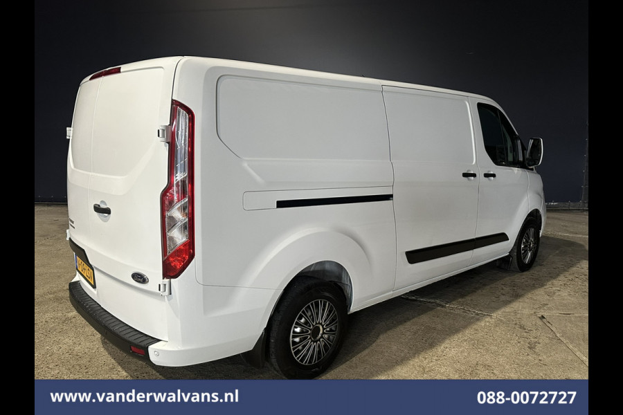 Ford Transit Custom 2.0 TDCI 130pk L2H1 Euro6 ** Airco | LED | Cruisecontrol | Verwarmde voorruit | Parkeersensoren Bijrijdersbank, 2800kg trekvermogen
