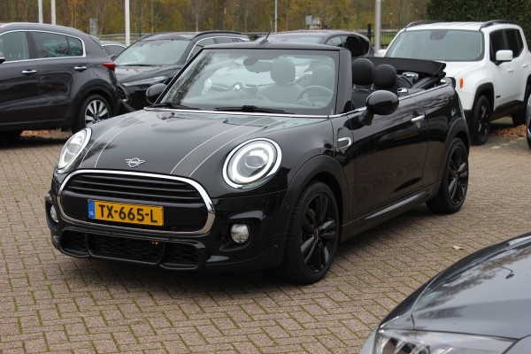 MINI Cabrio 1.5 Cooper / JCW Package / Leder / CarPlay / 18'' / Keyless / Navigatie / Stoelverwarming / Windscherm / Cruise Control