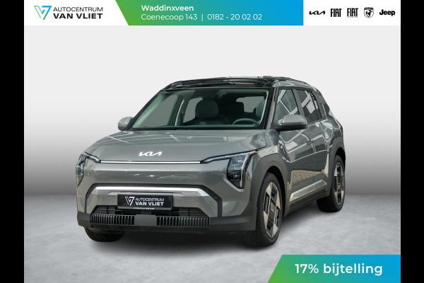 Kia EV3 Plus Advanced 58.3 kWh | Uit voorraad leverbaar | 17% Bijtelling | Navi | 19" | Adapt. Cruise | Clima | Schuif/Kanteldak | Stoel&Stuurverw. | Priv Glass | BSM | Harman Kardon