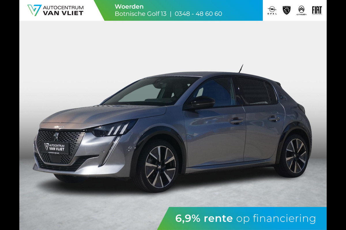 Peugeot e-208 EV GT 350 50 kWh | Leder Alcantara | 3 fase |