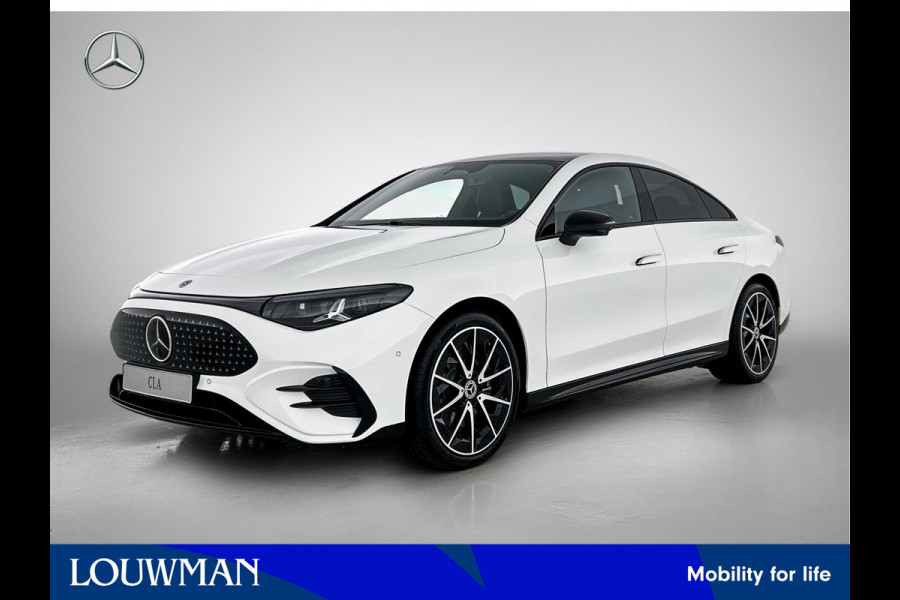 Mercedes-Benz CLA-Klasse 250+ Launch Edition 85 kWh | Trekhaak | Warmtepomp | 19 inch AMG-velgen | Multibeam LED | Panoramadak | Nightpakket | Memorypakket | Smartphone integratiepakket |
