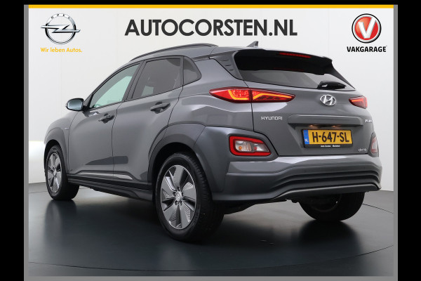 Hyundai Kona EV Premium 64kWh Leer SOH 100% Warmtepomp Krell®-Premium Audio Stoelverwarming+Koeling Camera Apple Carplay Android Auto Head-Up Stuurverwarming Elek.Stoelen Blind Spot Lane Assist VESS 1e Eigenaar Origineel Nederlandse Auto 45.000,-nieuw