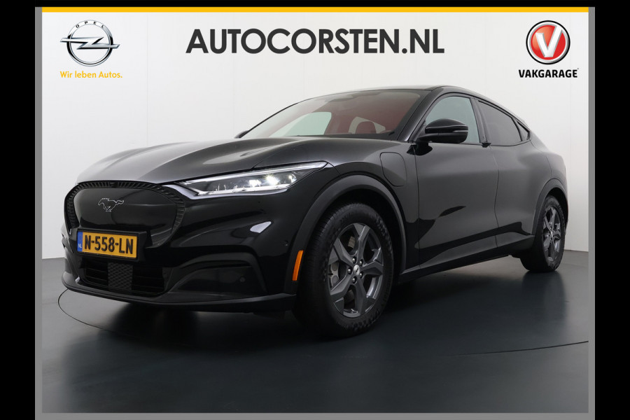 Ford Mustang Mach-E Extended Range RWD 98kWhTechnology Pack Plus Leder Pano-dak Extend B&O®-Hifi Audio 360°Camera Stoel+Stuurverwarming SOH 92.5% Memory Keyless Lane Departure Warning/Lane Keeping Aid Road Edge Detection 1e Eigenaar Origineel Nederlandse Auto Nieuwprijs €60.674,-