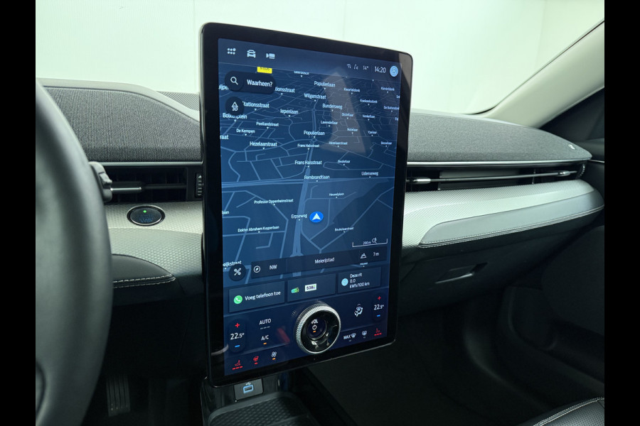 Ford Mustang Mach-E Extended Range RWD 98kWhTechnology Pack Plus Leder Pano-dak Extend B&O®-Hifi Audio 360°Camera Stoel+Stuurverwarming SOH 92.5% Memory Keyless Lane Departure Warning/Lane Keeping Aid Road Edge Detection 1e Eigenaar Origineel Nederlandse Auto Nieuwprijs €60.674,-