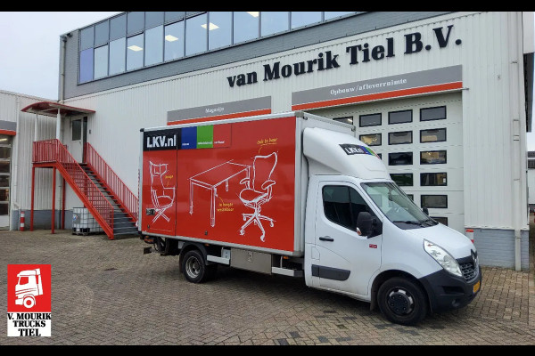 Renault Master 165.35 BAK-KLEP DUBBELLUCHT - EURO 6 - VBH-34-B - LAADBAK INW. 4.40 METER