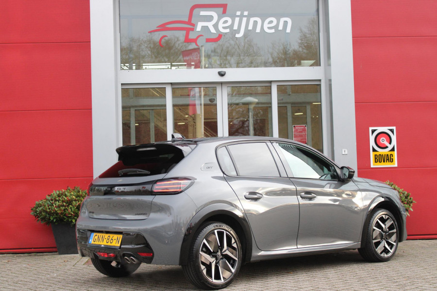 Peugeot 208 Hybrid 145PK e-DCS6 GT PACK | ELEKTRISCH VERSTELBARE BESTUURDERSSTOEL MET MASSAGE FUNCTIE | CAMERA VOOR + ACHTER | ALCANTARA BEKLEDING | DODEHOEK DETECTIE | ADAPTIVE CRUISE CONTROL | NAVIGATIE | DRAADLOZE APPLE CARPLAY/ANDROID AURO | PANORAMA DAK | ZWART DAK | FULL LED KOPLAMPEN | DRAADLOZE TELEFOONLADER | STOEL VERWARMING | LICHTMETALEN VELGEN 17" | GETINTE RUITEN |