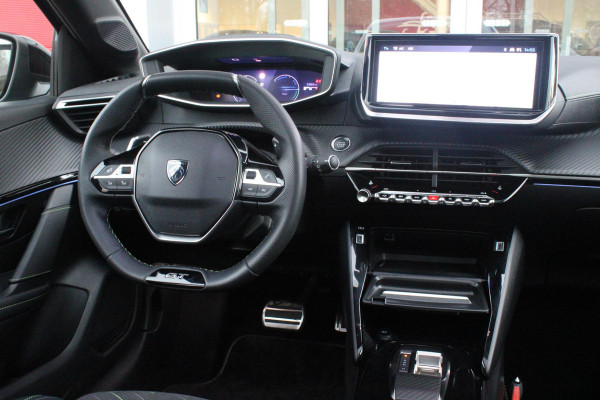 Peugeot 208 Hybrid 145PK e-DCS6 GT PACK | ELEKTRISCH VERSTELBARE BESTUURDERSSTOEL MET MASSAGE FUNCTIE | CAMERA VOOR + ACHTER | ALCANTARA BEKLEDING | DODEHOEK DETECTIE | ADAPTIVE CRUISE CONTROL | NAVIGATIE | DRAADLOZE APPLE CARPLAY/ANDROID AURO | PANORAMA DAK | ZWART DAK | FULL LED KOPLAMPEN | DRAADLOZE TELEFOONLADER | STOEL VERWARMING | LICHTMETALEN VELGEN 17" | GETINTE RUITEN |