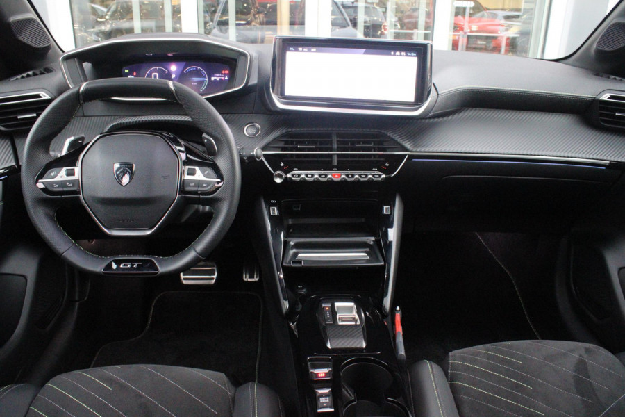 Peugeot 208 Hybrid 145PK e-DCS6 GT PACK | ELEKTRISCH VERSTELBARE BESTUURDERSSTOEL MET MASSAGE FUNCTIE | CAMERA VOOR + ACHTER | ALCANTARA BEKLEDING | DODEHOEK DETECTIE | ADAPTIVE CRUISE CONTROL | NAVIGATIE | DRAADLOZE APPLE CARPLAY/ANDROID AURO | PANORAMA DAK | ZWART DAK | FULL LED KOPLAMPEN | DRAADLOZE TELEFOONLADER | STOEL VERWARMING | LICHTMETALEN VELGEN 17" | GETINTE RUITEN |