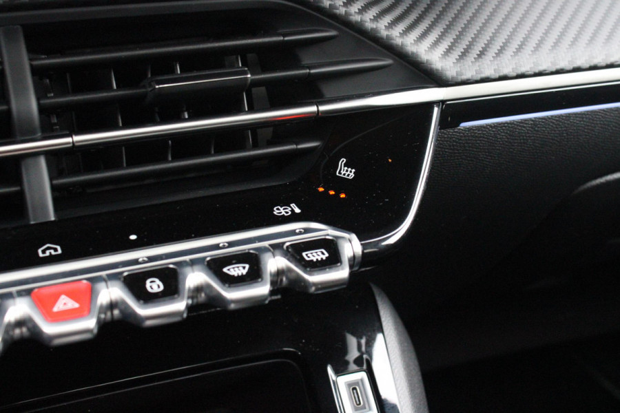 Peugeot 208 Hybrid 145PK e-DCS6 GT PACK | ELEKTRISCH VERSTELBARE BESTUURDERSSTOEL MET MASSAGE FUNCTIE | CAMERA VOOR + ACHTER | ALCANTARA BEKLEDING | DODEHOEK DETECTIE | ADAPTIVE CRUISE CONTROL | NAVIGATIE | DRAADLOZE APPLE CARPLAY/ANDROID AURO | PANORAMA DAK | ZWART DAK | FULL LED KOPLAMPEN | DRAADLOZE TELEFOONLADER | STOEL VERWARMING | LICHTMETALEN VELGEN 17" | GETINTE RUITEN |