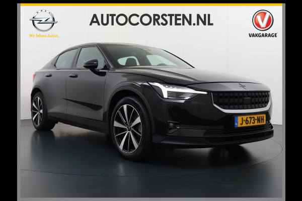 Polestar 2 408pk Long Range Dual Motor 78kWh Trekhaak Adap.Cruise Pano-dak Launch Edition Navi Ecc Camera Apple Carplay Android Auto Pdc Elek.stoelen Memory Elek.Achterklep Google Maps Led Lmv Blindspot Detectie 1e Eigenaar Origineel Nederlandse Auto Nieuwprijs €60.000,-