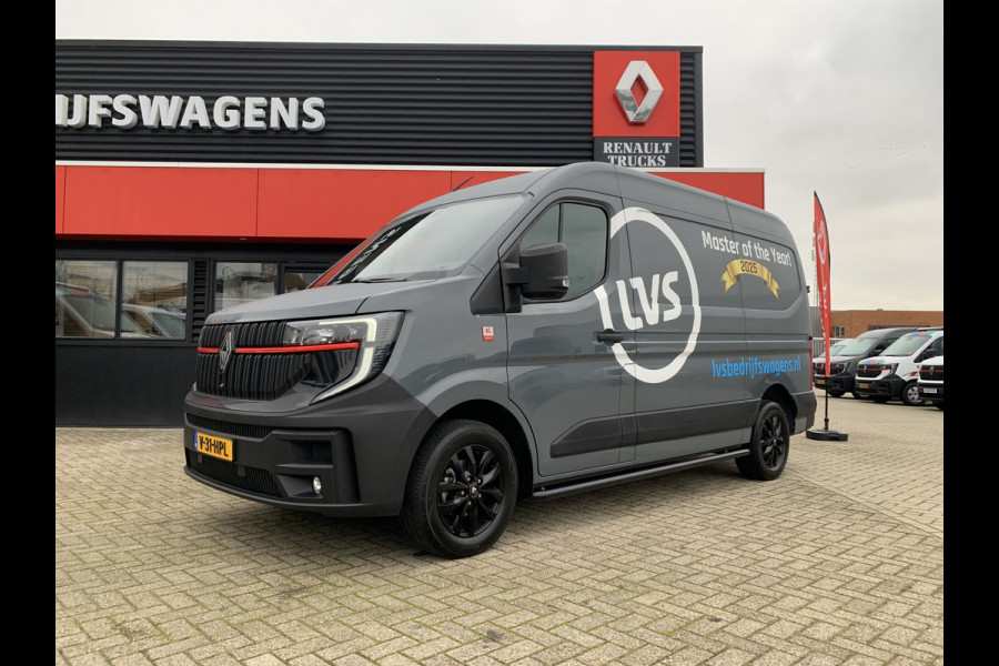 Renault Master T35 2.0 dCi 150 PK L2H2 Demonstratieauto, Trekhaak, Apple carplay, betimmering, zwarte LM velgen 17", zwarte side-bars