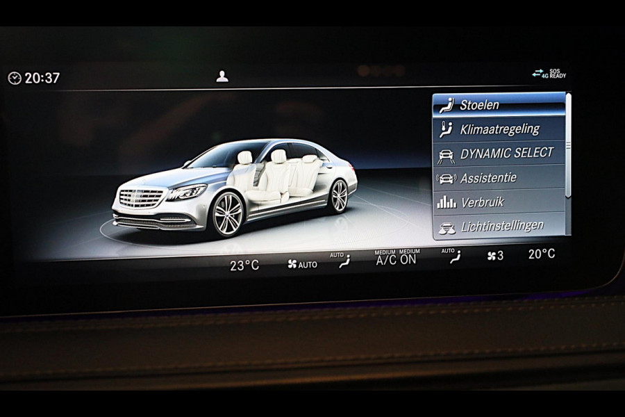 Mercedes-Benz S-Klasse S500 4MATIC Lang AMG Line / Acc / Lane Assist / Dode Hoek / 360 Camera / Chauffeurspakket / Schermen / Pano / Led