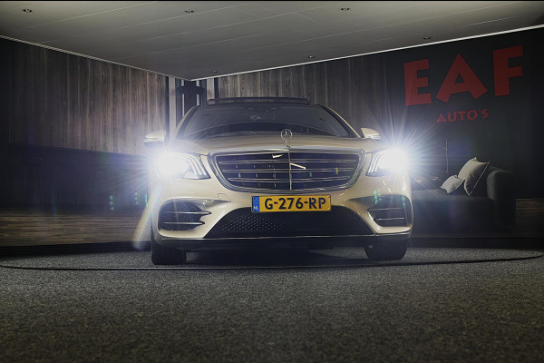 Mercedes-Benz S-Klasse S500 4MATIC Lang AMG Line / Acc / Lane Assist / Dode Hoek / 360 Camera / Chauffeurspakket / Schermen / Pano / Led